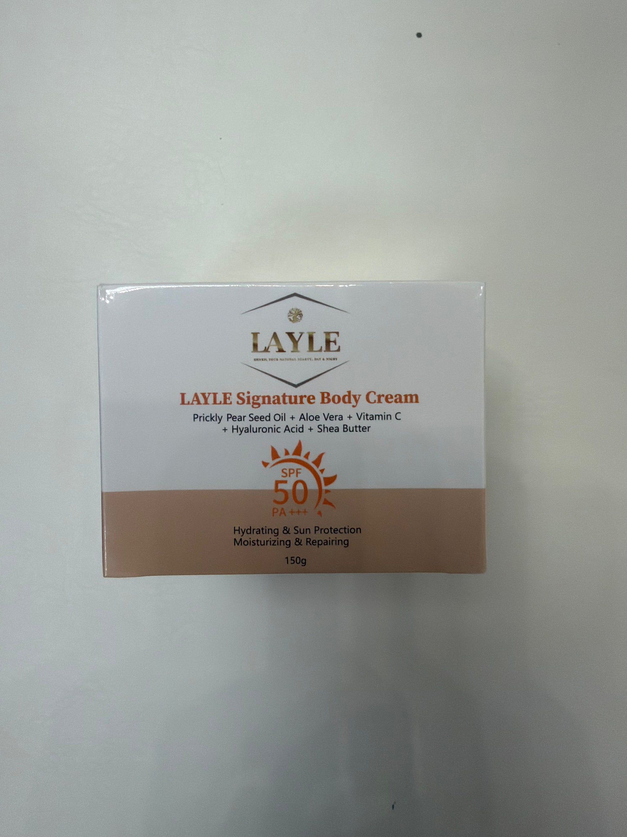 LAYLE SPF50 Brightening & Hydrating Body Cream—Prickly Pear Seed Oil