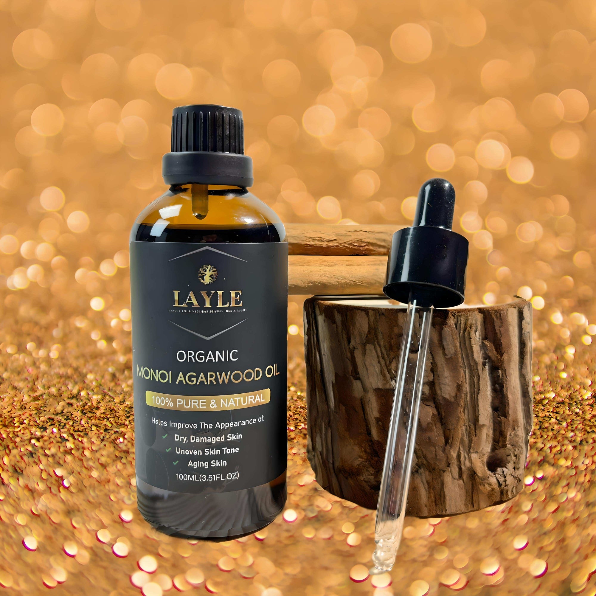 Agarwood scented Organic Monoi